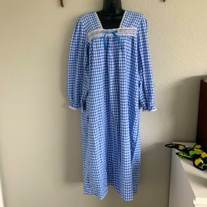 Vintage 100%cotton pajama dress